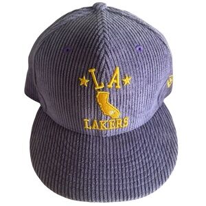 Proper x New Era Los Angeles Lakers 9Fifty Corduroy SnapBack hat